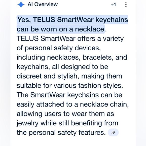 NIB Telus Invisaware Safety Keychain - Picture 12 of 12